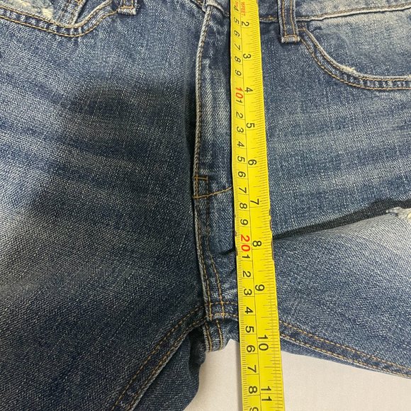 TheOpen Product Women Mid-Waist Distress Bootcut Jeans Size 2 - Picture 14 of 16
